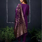 Women Cotton Blend Kurta Pant Dupatta Set