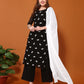 Women Georgette Kurta Palazzo Dupatta Set