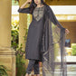 Women Silk Blend Kurta Pant Dupatta Set