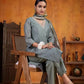 Women Chanderi Kurta Pant Dupatta Set