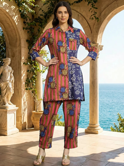 Women Pure Cotton Kurta Pant Set
