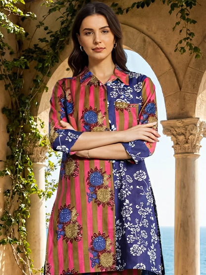 Women Pure Cotton Kurta Pant Set