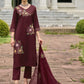 Women Silk Blend Kurta Pant Dupatta Set