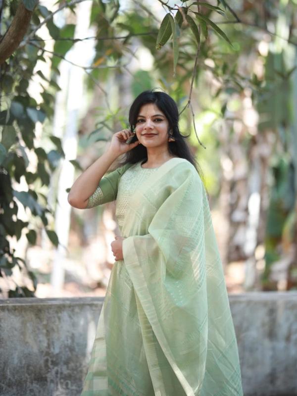 Women Cotton Blend Kurta Palazzo Dupatta Set