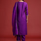 Women Viscose Rayon Kurta Pant Dupatta Set