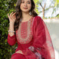 Women Pure Cotton Kurta Pant Set - Amy's Cart