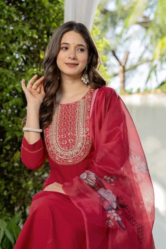Women Pure Cotton Kurta Pant Set - Amy's Cart