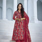 Women Viscose Rayon Kurta Palazzo Dupatta Set