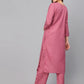 Women Cotton Silk Kurta Palazzo Set