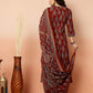 Women Viscose Printed Kurta Pant Dupatta Set