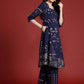 Printed Regular Kurta with Palazzos & With Dupatta