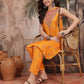 Ethnic Printed Regular Kurta with Trousers