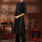 Women Ethnic Motifs Regular Thread Work Kurta with Trousers & With Dupatta