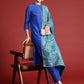 Women Blue Kurta Pant Set