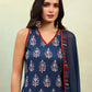 Ethnic Motifs Printed V-Neck Sleeveless Pure Cotton Kurta with Palazzo & Dupatta