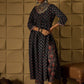 Floral Printed Empire Pure Cotton Kurta with Trousers