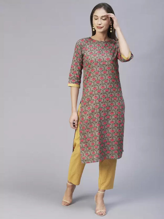 Women Pure Cotton Kurta Pant Set