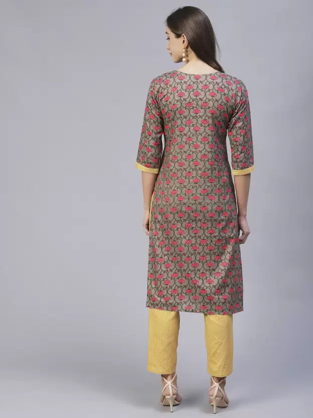 Women Pure Cotton Kurta Pant Set