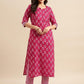 Women's Pink Kurta with Pant