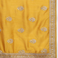 Women Mustard Yellow Floral Motifs Sequinned Kurta with Trousers & With Dupatta