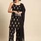 Women Black Pure Cotton Kurta Pant Set