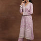 Floral Embroidered Gotta Patti Kurta With Trouser & Dupatta