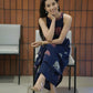 Elephant Print Sleeveless Kurta Palazzo set