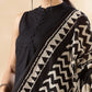 Mandarin Collar Pure Cotton A-Line Kurta With Palazzos & Dupatta