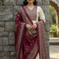 Women's Rayon Straight Printed Kurta Set with Pant & Dupatta