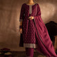 Women Embroidered Regular Sequinned Kurta with Trousers & With Dupatta