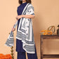 Regular Kurta with Trousers & Dupatta