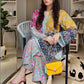 Women Ethnic Motifs Printed Regular Kurta with Palazzos - Amy's Cart