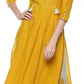 Women Yellow Viscose Rayon Kurta Palazzo Set