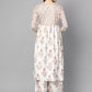 Women Floral Pure Cotton Kurta Palazzo Set