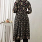 Women Black Viscose Rayon Kurta and Palazzo Set