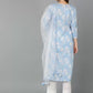 Women Cotton Rayon Kurta Pant Dupatta Set