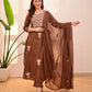 Women Kurta Pant Dupatta Set