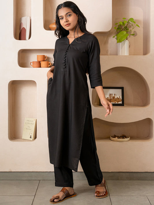 Women Regular Kurta with Trousers - Amy's Cart