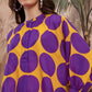 Printed High-Low Kurta with Trousers
