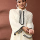 Floral Printed Mandarin Collar Pure Cotton Straight Kurta With Palazzos
