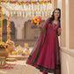 Women’s Rayon Viscose Anarkali Kurta Set with Dupatta