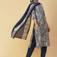 Women Blue Viscose Rayon Kurta Pant Dupatta Set