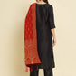 Women Multicolor Cotton Silk Kurta Pant Dupatta Set