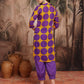Geometric Print Kurta with Salwar