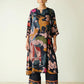 Women's Viscose Rayon Straight Printed Kurta with Palazzo