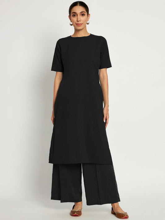 Short Sleeves Straight Kurta - Just the top