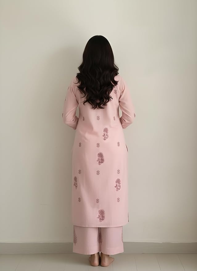 Comfy Kurta with Palazzo - Peach Pink