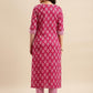 Women Cotton Blend Kurta with Pant