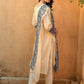 Floral Embroidered V-Neck Straight Kurta with Trousers & Dupatta