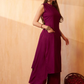 Gotta Patti Round Neck Sleeveless Straight Kurta With Palazzo